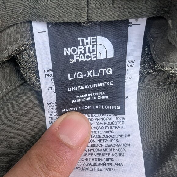 The North Face Hat Unisex Horizon Breeze Brimmer Taupe Green L/G-XL/TG - Picture 10 of 14